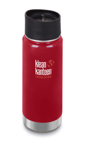 Termos Wide Vacuum Insulated 473ml Mineral Red Klean Kanteen