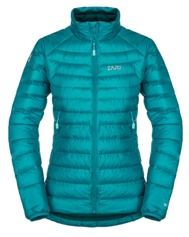 Puchowa kurtka bez kaptura Zajo Livigno W NH Jkt Enamel Blue