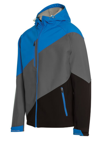 Lekka kurtka Softshell męska Norman niebiesko czarna Viking