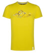 Męska koszulka sportowa Zajo Bormio T-shirt SS Citronelle Peak