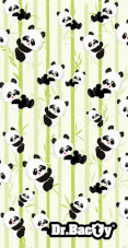 Antybakteryjny ręcznik szybkoschnący 70x140 XL Panda Dr Bacty