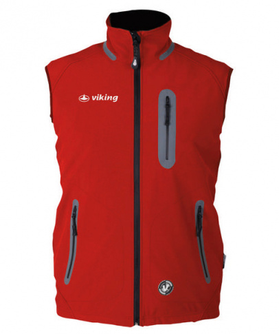 Bezrękawnik softshell Oliver Unisex czerwony Viking