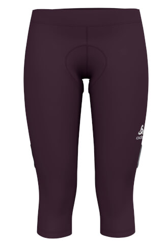 Damskie spodenki 3/4 Tights Breeze Odlo śliwkowe