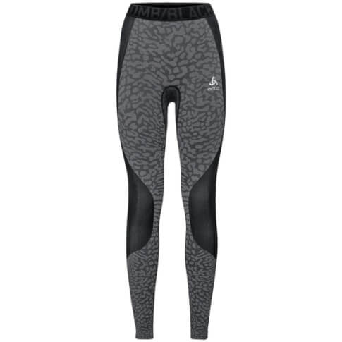 Damskie legginsy Bottom Pant Performance Blackcomb Odlo szara panterka