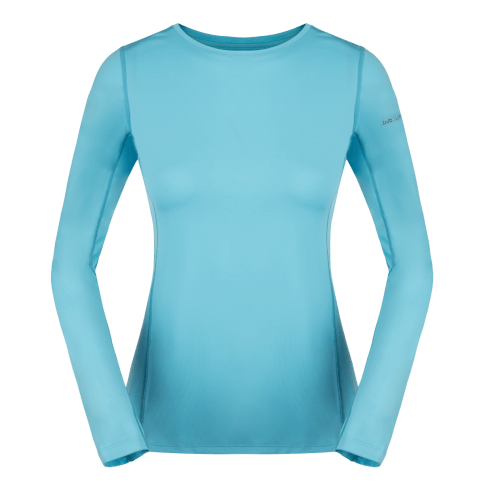 Damska bluzka z długim rękawem Litio W T - shirt LS Bluefish Zajo błękitna