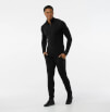 Bluzka M'S Merino 250 Baselayer 1/4 Zip Black Smartwool czarna