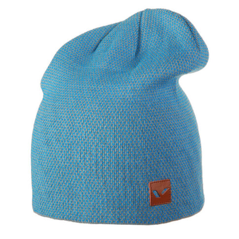Modna czapka miejska Gosta Viking szaro błękitna