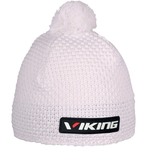 Czapka z pomponem Windstopper Berg Viking biała