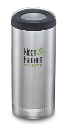 Butelka izolacyjna TKWide Vacuum Insulated (Wide Loop Cap) 355ml Brushed Stainless Klean Kanteen