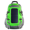 Plecak z ładowarką solarną 6,5W PowerNeed zielony