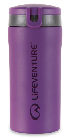 Szczelny Kubek termiczny z nakrętką Flip-Top Thermal Mug purple Lifeventure 
