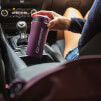 Szczelny Kubek termiczny z nakrętką Flip-Top Thermal Mug purple Lifeventure 