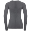 Damska koszulka antybakteryjna Odlo Performance Warm Top Crew Neck szara