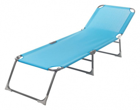 Rozkładane łóżko plażowe Bahia niebieskie Brunner