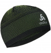 Sportowa czapka unisex Hat Velocity Ceramiwarm Odlo zielono czarna