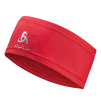 Opaska biegowa Headwarm Polyknit Light Odlo czerwona