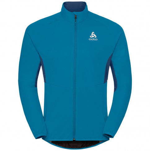 Kurtka techniczna Jacket Aeolus Element Warm Odlo niebieska