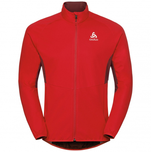 Kurtka techniczna Jacket Aeolus Element Warm Odlo czerwona