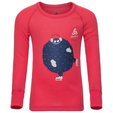 Koszulka techniczna Warm Trend Kids (small) Odlo yeti na łyżwach