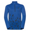Bluza dziecięca Midlayer 1/2 zip Carve Kids Light Odlo niebieska