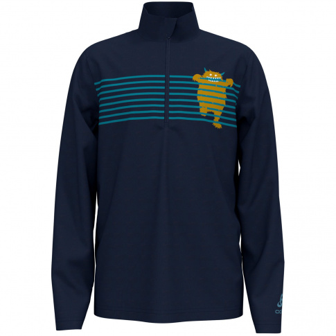 Bluza dziecięca Midlayer 1/2 zip Carve Kids Light Odlo granatowa yeti