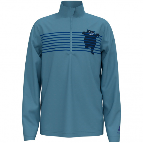 Bluza dziecięca Midlayer 1/2 zip Carve Kids Light Odlo niebieska yeti