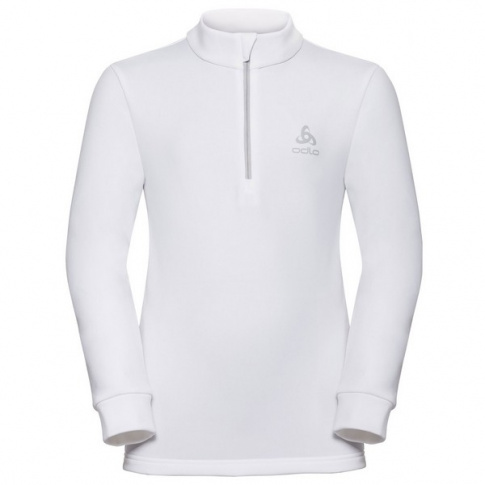 Bluza techniczna Midlayer 1/2 zip Carve Kids Warm Odlo biała
