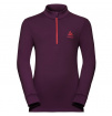 Bluza techniczna Midlayer 1/2 zip Carve Kids Warm Odlo fioletowa