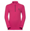Bluza techniczna Midlayer 1/2 zip Carve Kids Warm Odlo różowa