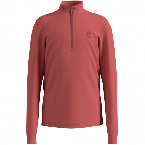 Bluza techniczna Midlayer 1/2 zip Carve Kids Warm Odlo łososiowa