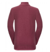 Bluza termoaktywna Midlayer 1/2 zip Royale Kids Stripe Odlo bordowa