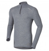 Koszulka termoaktywna Active Warm Shirt I/s turtle neck 1/2 zip Odlo szara