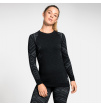 Bluzka techniczna Suw Top Natural Kinship Warm Odlo czarna