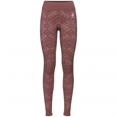 Leginsy techniczne Bottom Pant Natural Kinship Warm Odlo różowe