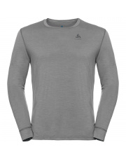 Bluzka z wełny merynosów Natural 100% merino Warm Suw Top Odlo szara