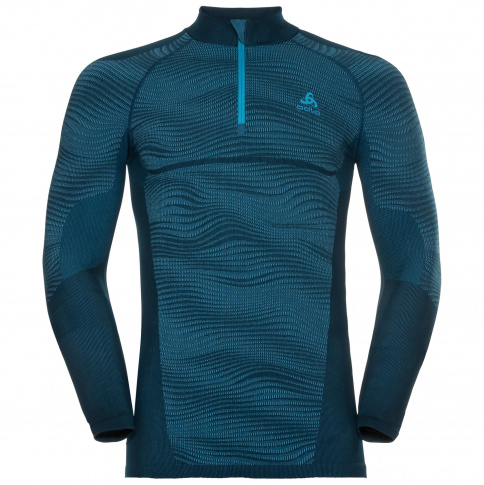 Bluzka techniczna Performance Blackcomb Bl Top Turtle neck Odlo niebieska