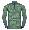 Bluzka techniczna Performance Blackcomb Bl Top Turtle neck Odlo zielona