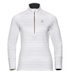 Bluza techniczna Midlayer 1/2 zip Silveretta Ceramiwarm Odlo biała