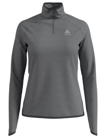 Bluza sportowa Midlayer 1/2 zip Carve Ceramivarm Odlo szara