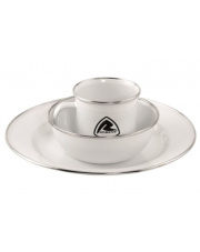 Zestaw naczyń turystycznych Tongas Single Enamel Set marki Robens 