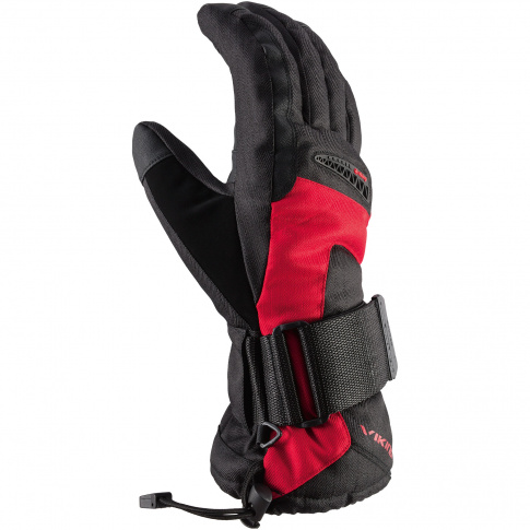 Rękawice snowboardowe z ochraniaczem Trex Viking czerwone