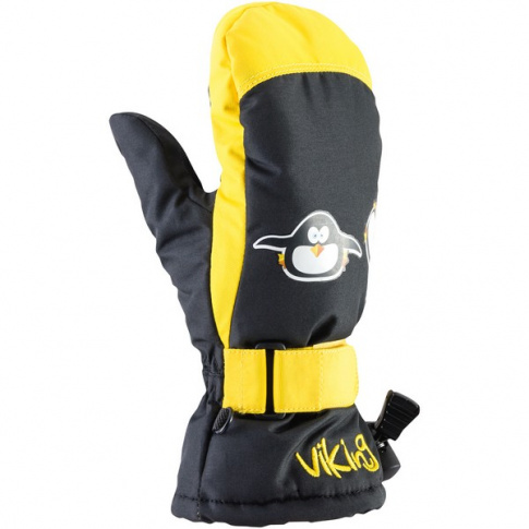 Dziecięce rękawiczki zimowe Pingvi Viking żółte