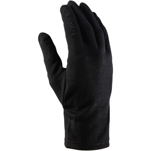 Rękawiczki sportowe zimowe z wełny Merino Frino Viking czarne