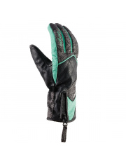 Damskie rękawice wzmocnione skórą Atria Viking czarno miętowe