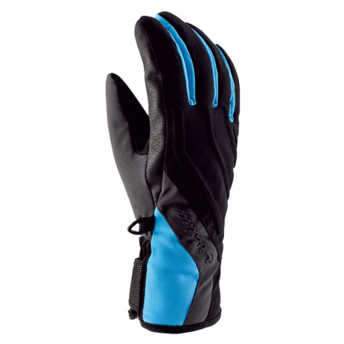 Sportowe rękawiczki damskie Axelina Viking czarno niebieskie
