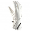 Rękawiczki skórzane damskie Diamante Viking białe