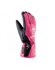 Damskie eleganckie rękawice narciarskie Jasmine Viking różowe