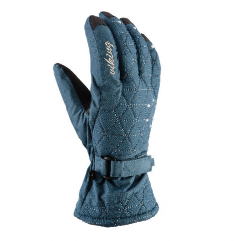 Damskie rękawice zimowe Lady Mirabel Viking niebieskie