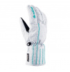 Damskie rękawice narciarskie stylizowane Tosca Viking białe