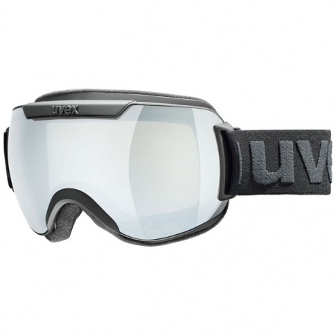 Topowe gogle narciarskie Downhill 2000 FM Uvex biało czarne